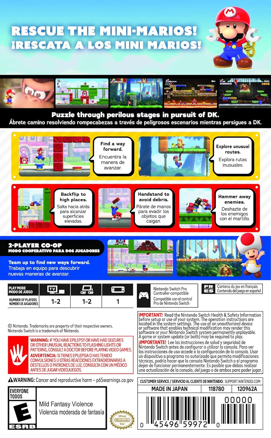 Mario vs. Donkey Kong - Nintendo Switch Mario vs. Donkey Kong - Nintendo Switch